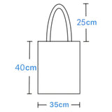 Punk Handbag Large Capacity Canvas Bag