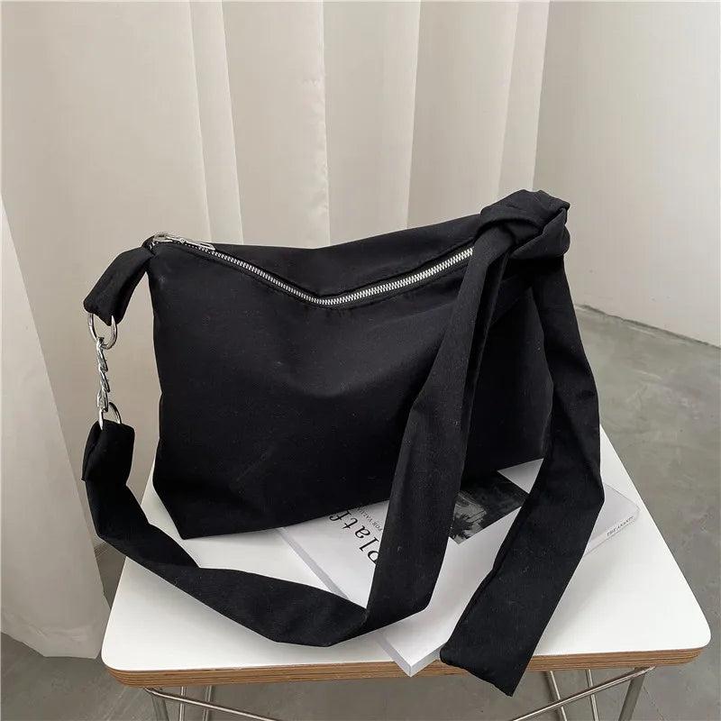 Girls Large Capacity Canvas Messenger Bag