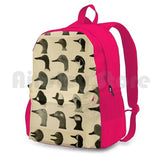 Vintage Duck Heads Outdoor Hiking Backpack