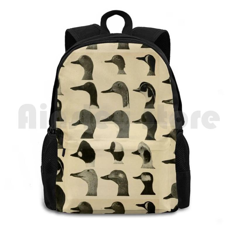 Vintage Duck Heads Outdoor Hiking Backpack