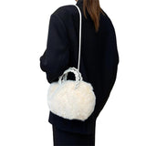 Fluffy Plush Shoulder Bag Crossbody Handbag