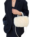 Fluffy Plush Shoulder Bag Crossbody Handbag