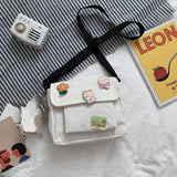 Small Canvas Crossbody Bag for Girls Women Handbags Ladies Shoulder Bag