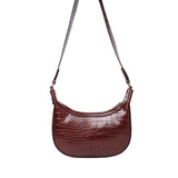 Crocodile Pattern Shoulder Bag Small Crossbody Female Handbag