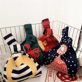 Chinese Style Knitting Handbag Autumn Winter Summer Shoulder Bag