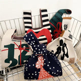 Chinese Style Knitting Handbag Autumn Winter Summer Shoulder Bag