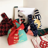 Chinese Style Knitting Handbag Autumn Winter Summer Shoulder Bag