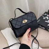 Women's Small Leather Messenger Bag Crossbody Shoulder Handbag