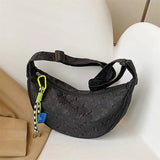 Large Capacity Shoulder Bags Female Handbags Cotton Cloth Crossbody Bag Women's