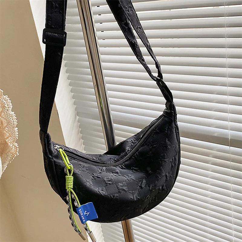 Large Capacity Shoulder Bags Female Handbags Cotton Cloth Crossbody Bag Women's