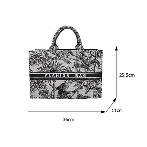 Large Capacity Jacquard Shoulder Bag