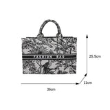 Large Capacity Jacquard Shoulder Bag