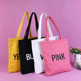 Canvas Shoulder Bag Women Handbag Shopper Bookbag Large Capacity Tote Bag