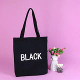 Canvas Shoulder Bag Women Handbag Shopper Bookbag Large Capacity Tote Bag