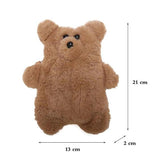 Plush Teddy Bear Shoulder Bag Stuffed Bear Shape Crossbody Messenger Bag Gift