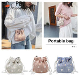 Women Top-Handle Bags with Removable Strap Woven Summer Handbags