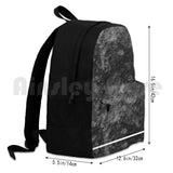 Charcoal Skies Velvet Outdoor Hiking Backpack Waterproof