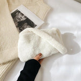 Vintage Animal Pattern Plush Mini Shoulder Bag