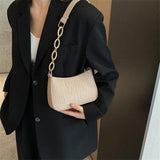 Women's Felt Shoulder Bag Armpit Handbag Purse Saddle Bag