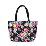 Fashional Floral Printing Women Flap Handbag High Canvas Small Casual Tote Bag