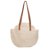 Straw Beach Women Handbag Woven Boho Vintage Summer Shoulder Top-Handle Bag