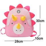 3D Cartoon Dinosaur Kids Backpack Baby School Bag Boys Girls Waterproof