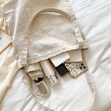 Casual Daisy Printing Ladies Tote Bags Summer Canvas Women Shoulder Bags