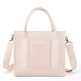 Women's Waterproof Nylon Shoulder Bag Crossbody Tote with Pockets