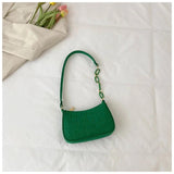 Women's Felt Shoulder Bag Armpit Handbags Purses