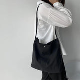 Nylon Canvas Shoulder Bag for Women Messenger Bag Large Tote Handbags
