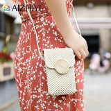 Women Straw Shoulder Crossbody Bag Woven Summer Ladies Handbag