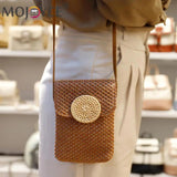 Straw Woven Shoulder Bag for Summer Beach Holiday