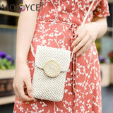 Straw Woven Shoulder Bag for Summer Beach Holiday