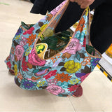 Eco-Friendly Foldable Shopping Bag Cartoon Design Large Capacity