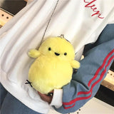 Chick Shoulder Bag Plush Stuffed Animal Crossbody Bag