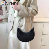 Small PU Leather Shoulder Bags for Women Zipper Handbag Female Travel