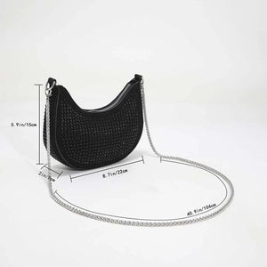 Small PU Leather Shoulder Bags for Women Zipper Handbag Female Travel