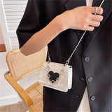 Mini Crossbody Bag Chain Shoulder Purse Clutch Lipstick/Keys/Coin