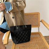 Nylon Chain Bag Shoulder Handbag for Women