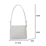 Lattice Pattern Envelop Handbag PU Leather Shoulder Crossbody Bag