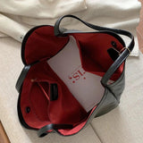 Soft Leather Women's Bag Shoulder Handbag Purse Top-Handle Office Bag