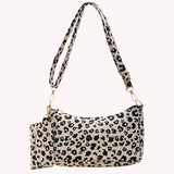 Leopard Prints Composite Bags Zipper Handbag