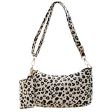 Leopard Prints Composite Bags Zipper Handbag