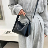 Summer Women's Shoulder Bag Pu Leather Casual Solid Handbag