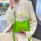 Summer Women's Shoulder Bag Pu Leather Casual Solid Handbag