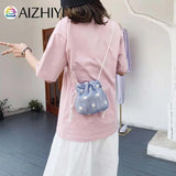 Vintage Women Top-Handle Bags Solid Shoulder Summer Beach Woven Handbags