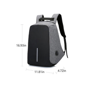 Anti-theft Laptop Backpack with Charging Hole