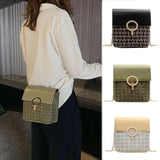 Women's Rattan Woven Straw Bag Shoulder Crossbody Vintage Ladies Beach Handbag