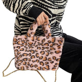 Leopard/Spots/Zebra Stripe Print Handbag Women Female Shoulder Bag