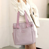 Buylor Canvas Women Shoulder Bag Casual Handbag Lightweight Tote Bag